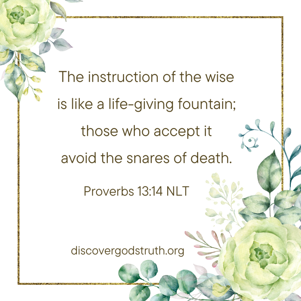 Proverbs 13:14