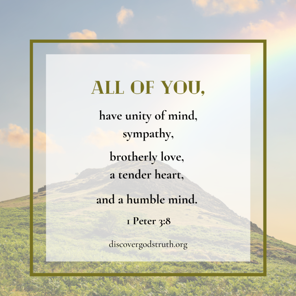 1 Peter 3:8