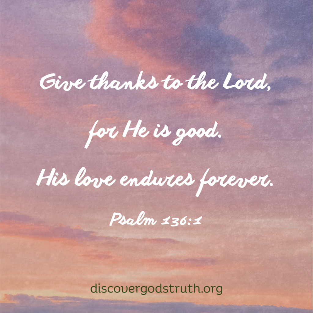 Psalm 136:1