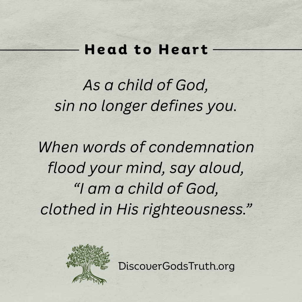 Romans 8:1, Head to Heart