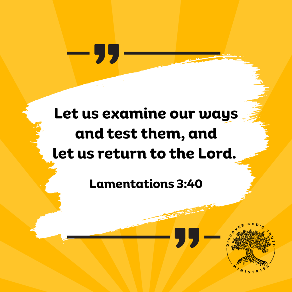 Lamentations 3:40