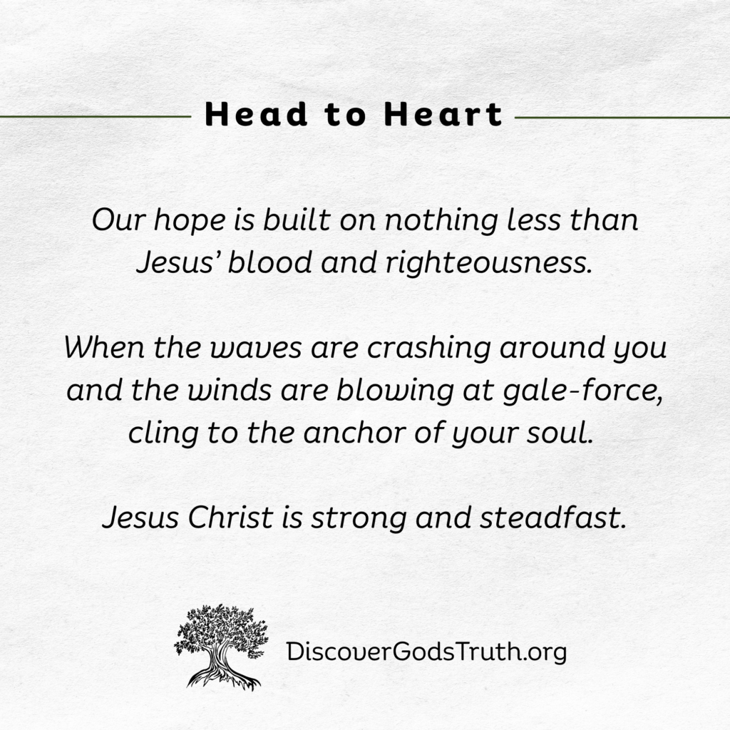 Hebrews 6:19, Head to Heart