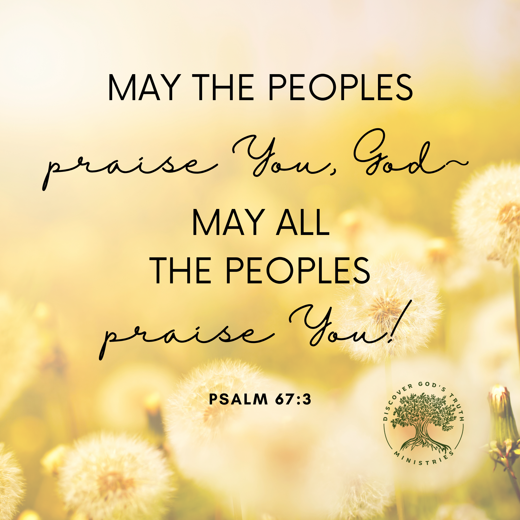 Psalm 67:3